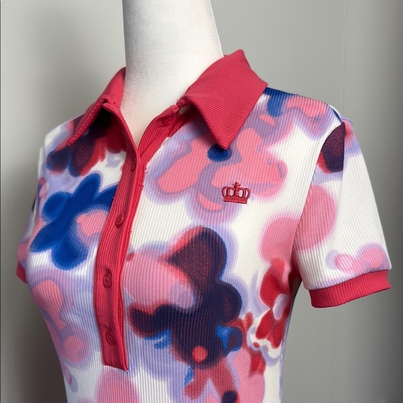 Juicy Couture Polo Mini Dress Floral - Picture 4 of 15